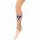 Midnight Blue Flower Stirrup Sock