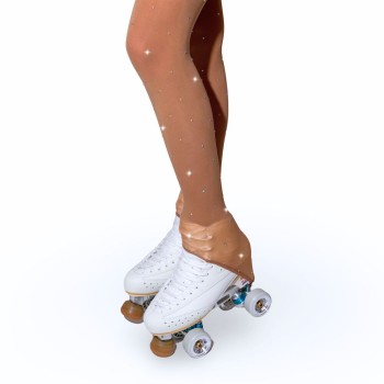 Cubre talón con pedrería dispersa