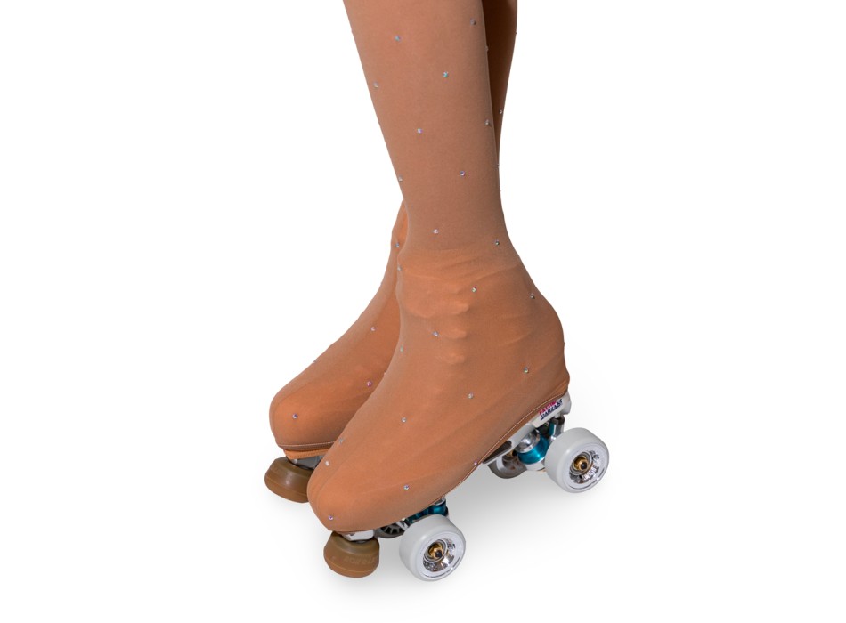 CHAUSSETTE AMÉRICAINE À STRASS ÉPARSÉS