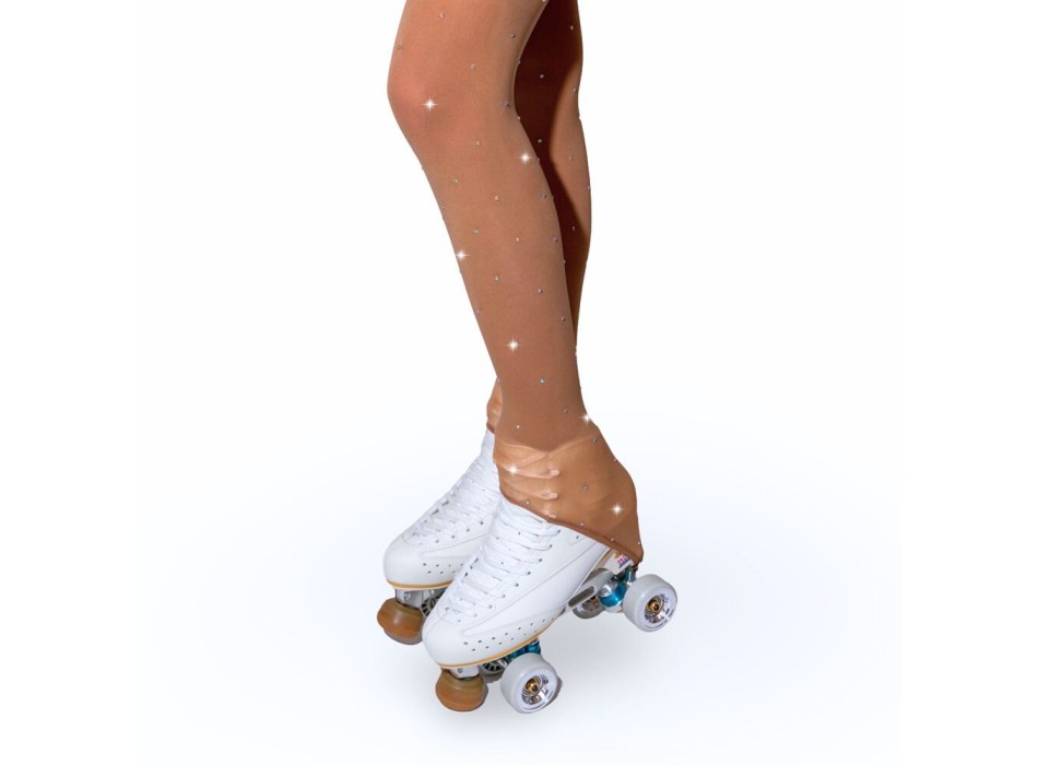 Couvre-talon avec strass épars