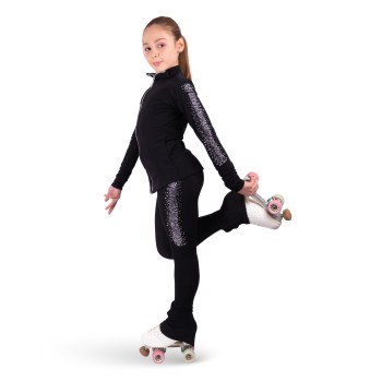 Combinaison thermique noire brillante