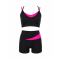 Conjunto Preto e Rosa
